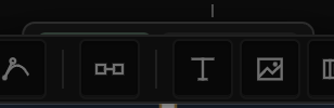 Artboard chrome: the floating Play / Master pill above a selected artboard